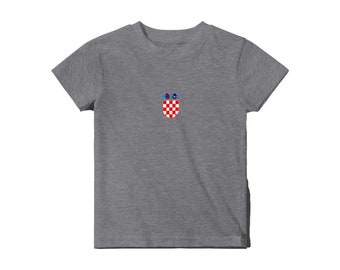 Camiseta de cuello redondo para bebé (Croacia)