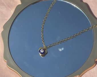 Evil Eye Heart Necklace