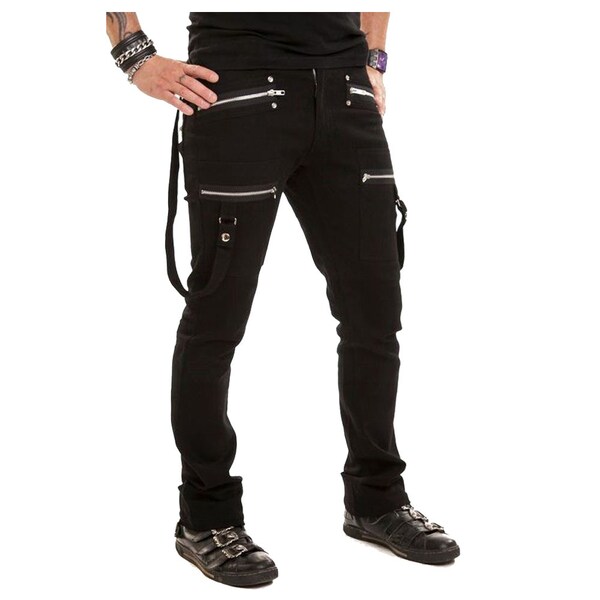 Men Gothic Bondage Pants