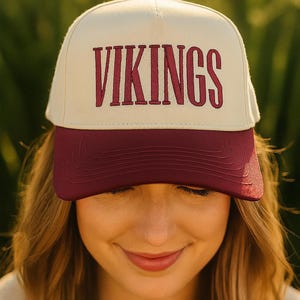 Custom School Spirit Embroidered Trucker Hat