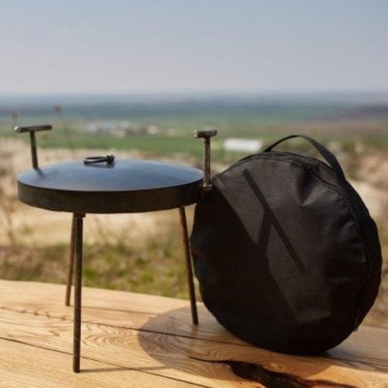 Camp Fire Skillet 16 Personalized BBQ Wok Cowboy Wok Etsy