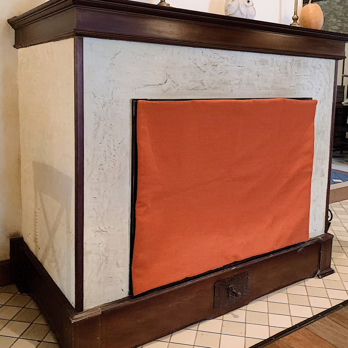 CUSTOM Fireplace Blocker Blanket Stops Overnight Heat Loss Etsy