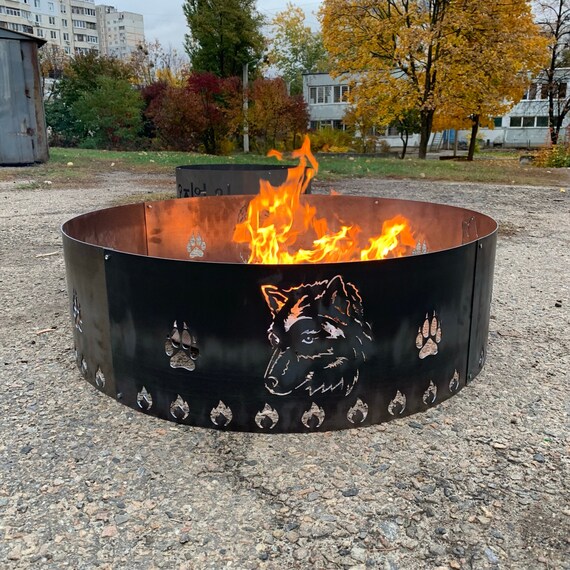 Custom fire pit best sale rings