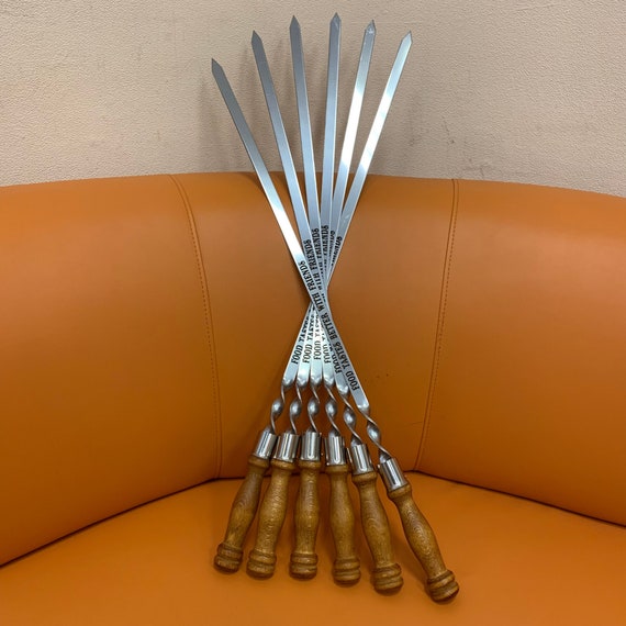 Personalized BBQ Stainless Steel 29 Skewers Set 6 PCS
