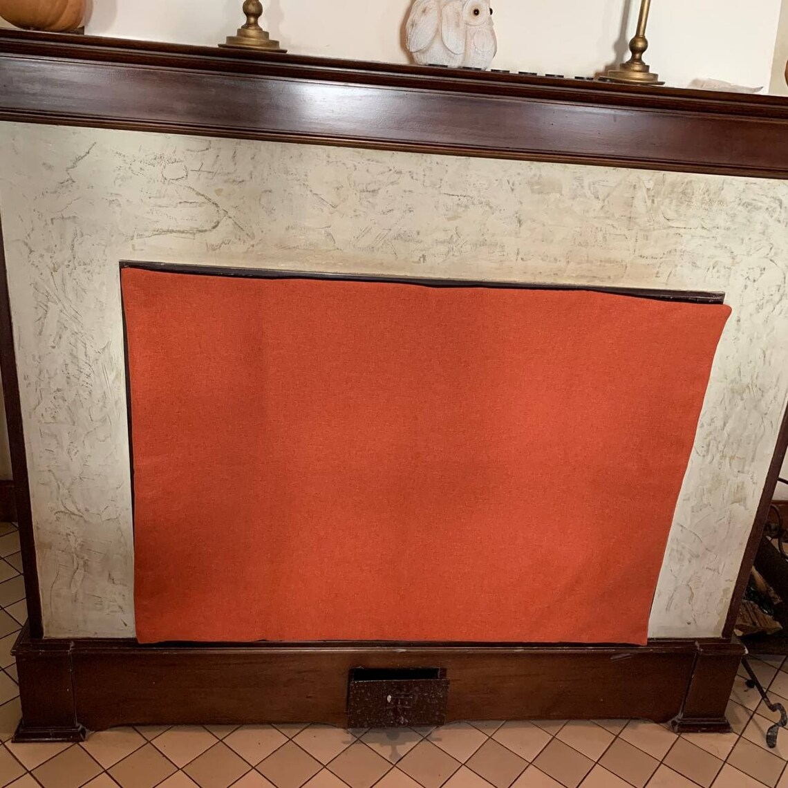 CUSTOM Fireplace Blocker Blanket Stops Overnight Heat Loss Etsy