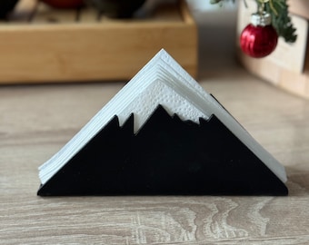 Mountain Metal Napkin Holder Table Decor for Restaurant and Cafe Mountain Decor Triangle Napkin Holder