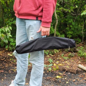 Gepersonaliseerde koffer voor barbecuespiesjes, op maat gemaakte organizer voor grillgereedschap, roltas voor chef-kok voor buiten koken en kampvuur