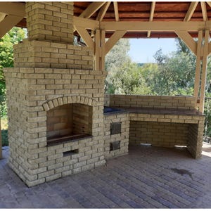 DIY Garden Fireplace, Cauldron Stove, Table, Do It Yourself Construction Plan, Outdoor Fire Pits, Stove With Table, Wood Burning, Pizza Oven