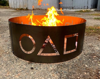 Your design firepit ring for lake house backyard and camping best idea for boyfriend gift