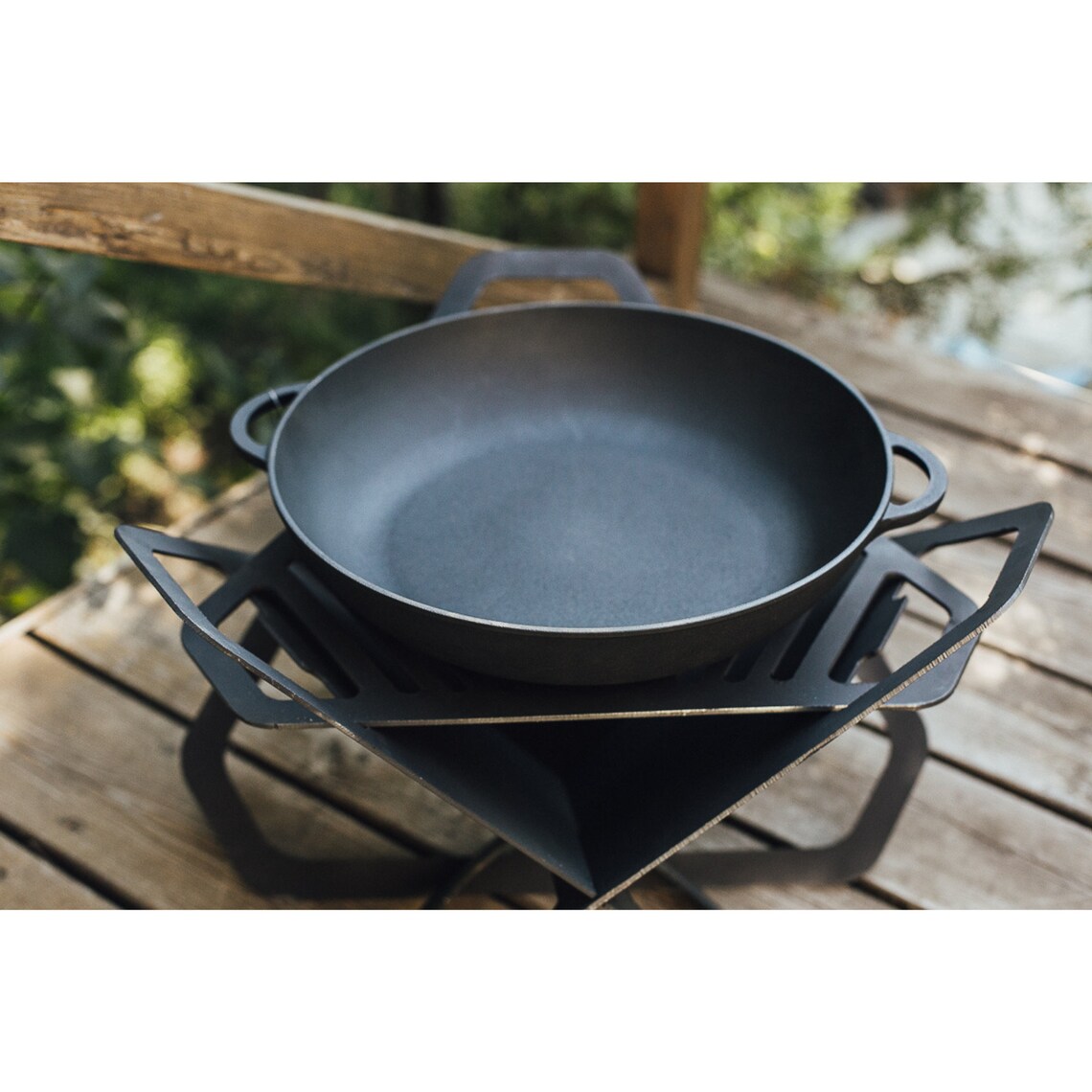 Steel Flat Pack Fire Pit Outdoor Large BBQ Basket Flat Pack Etsy