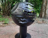 Spaceship globe fire pit 20&quot; for outdoor & garden perfect wedding and anniversary gift