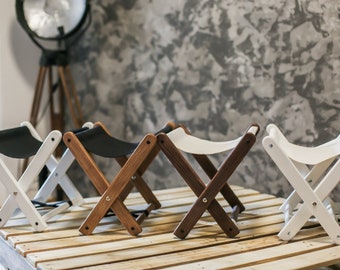 Wooden small chair for women purse or handbag, Restaurant purse chair stool, Entryway furniture