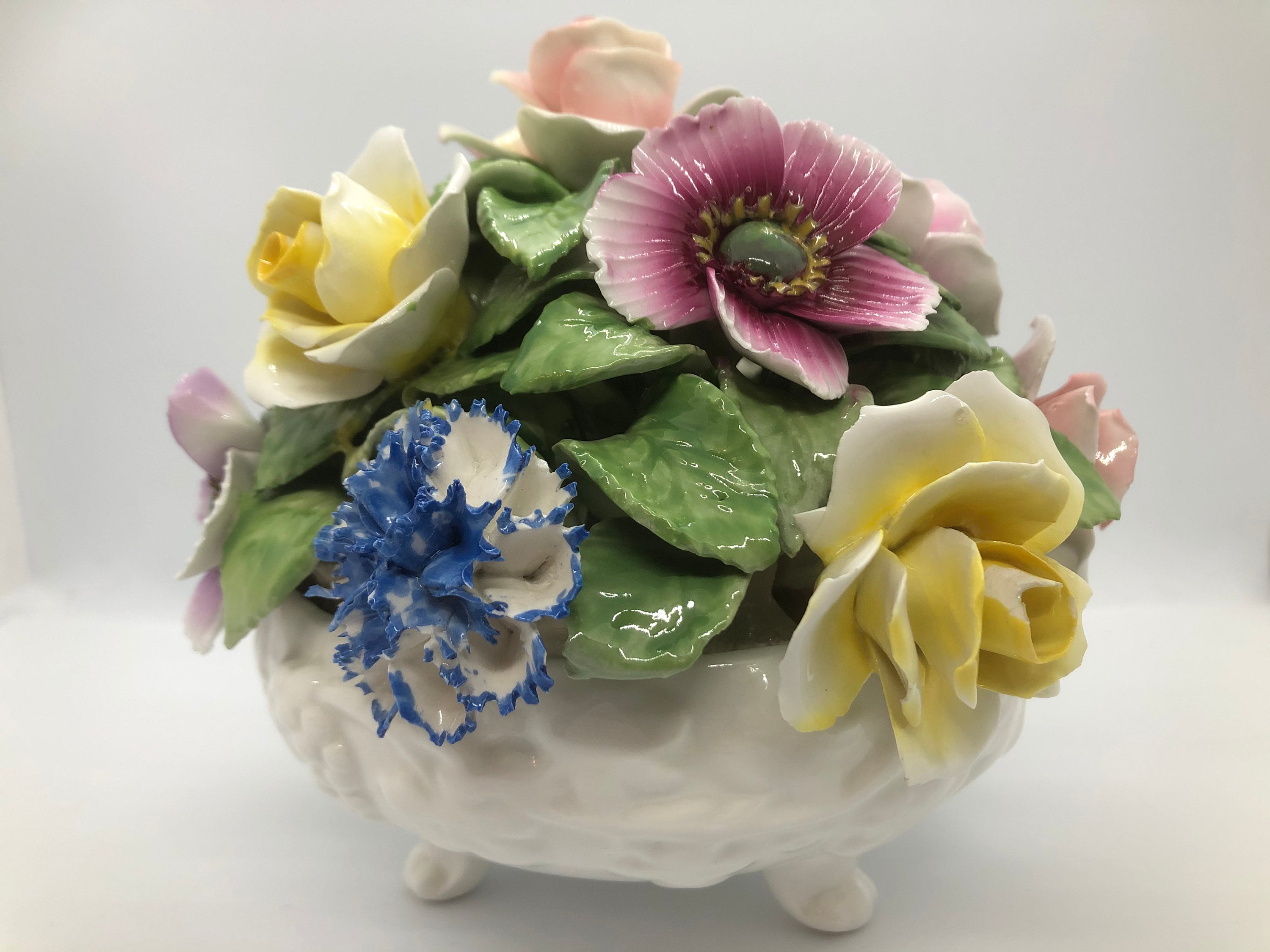 Radnor Bone China Straffordshire Flowers - Etsy
