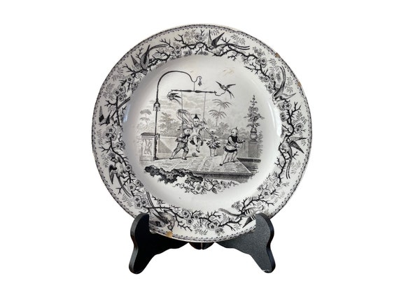 Antique Plate Jean François Boch (1820 - 1830) - Etsy Antique Plate Jean François Boch (1820 - 1830) - Etsy