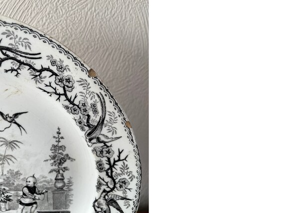 Antique Plate Jean François Boch (1820 - 1830) - Etsy