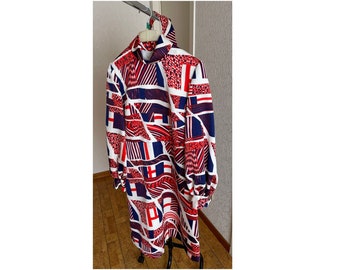 Tailer made mini dress early 70's