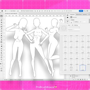 Op de afbeelding: Een digitale illustratie van drie vrouwelijke figuren in verschillende poses. De figuren zijn zwart omlijnd en staan op een witte achtergrond.