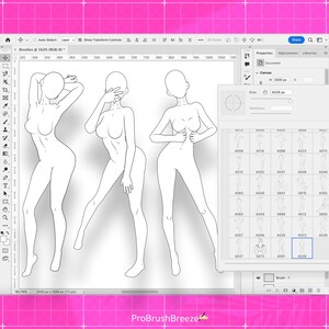 Op de afbeelding: Drie lijntekeningen van vrouwelijke figuren in verschillende poses. De figuren zijn zwart omlijnd en staan op een witte achtergrond.
