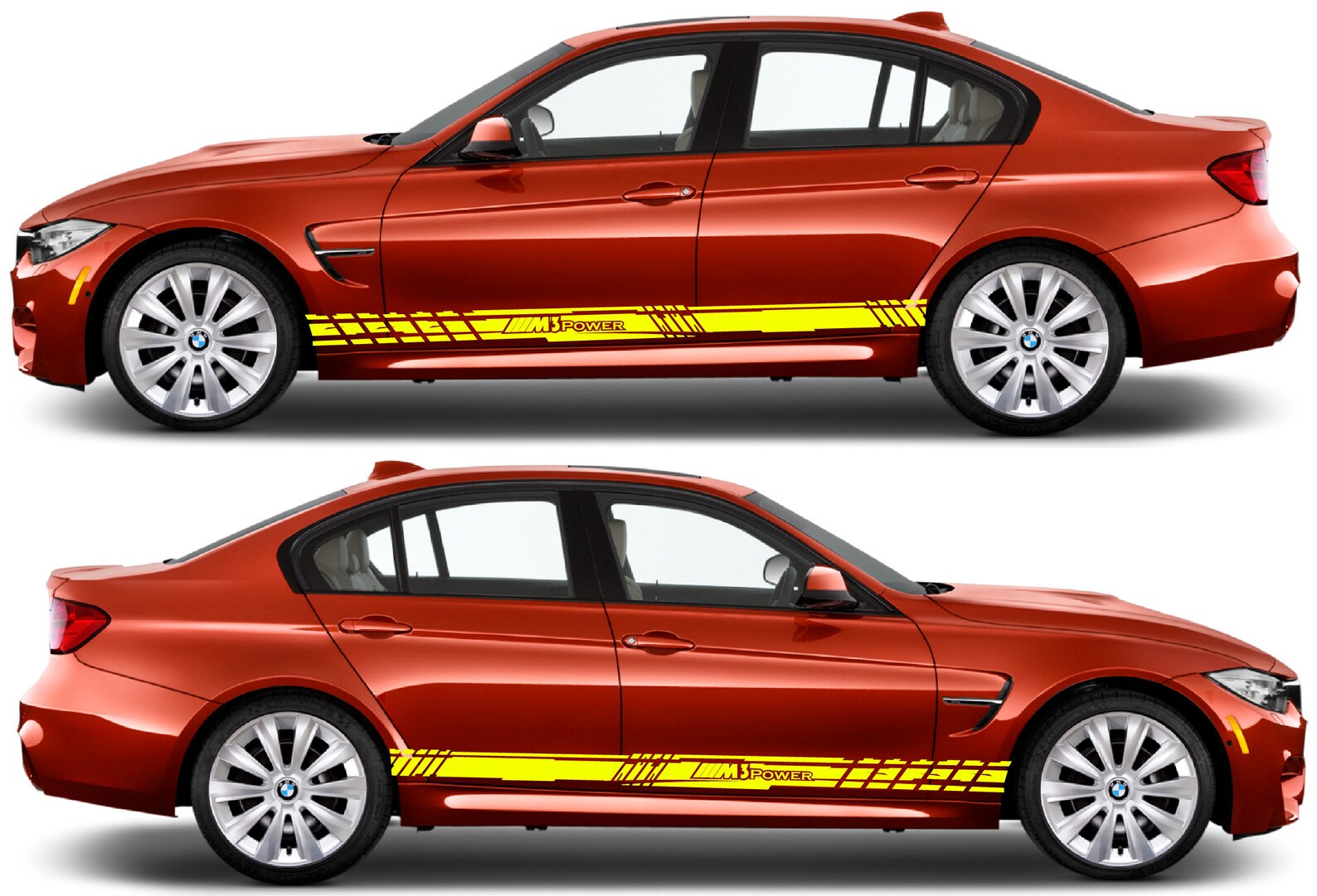 Side Stripe Decal Graphic Sticker Kit Compatible With BMW 3 Etsy