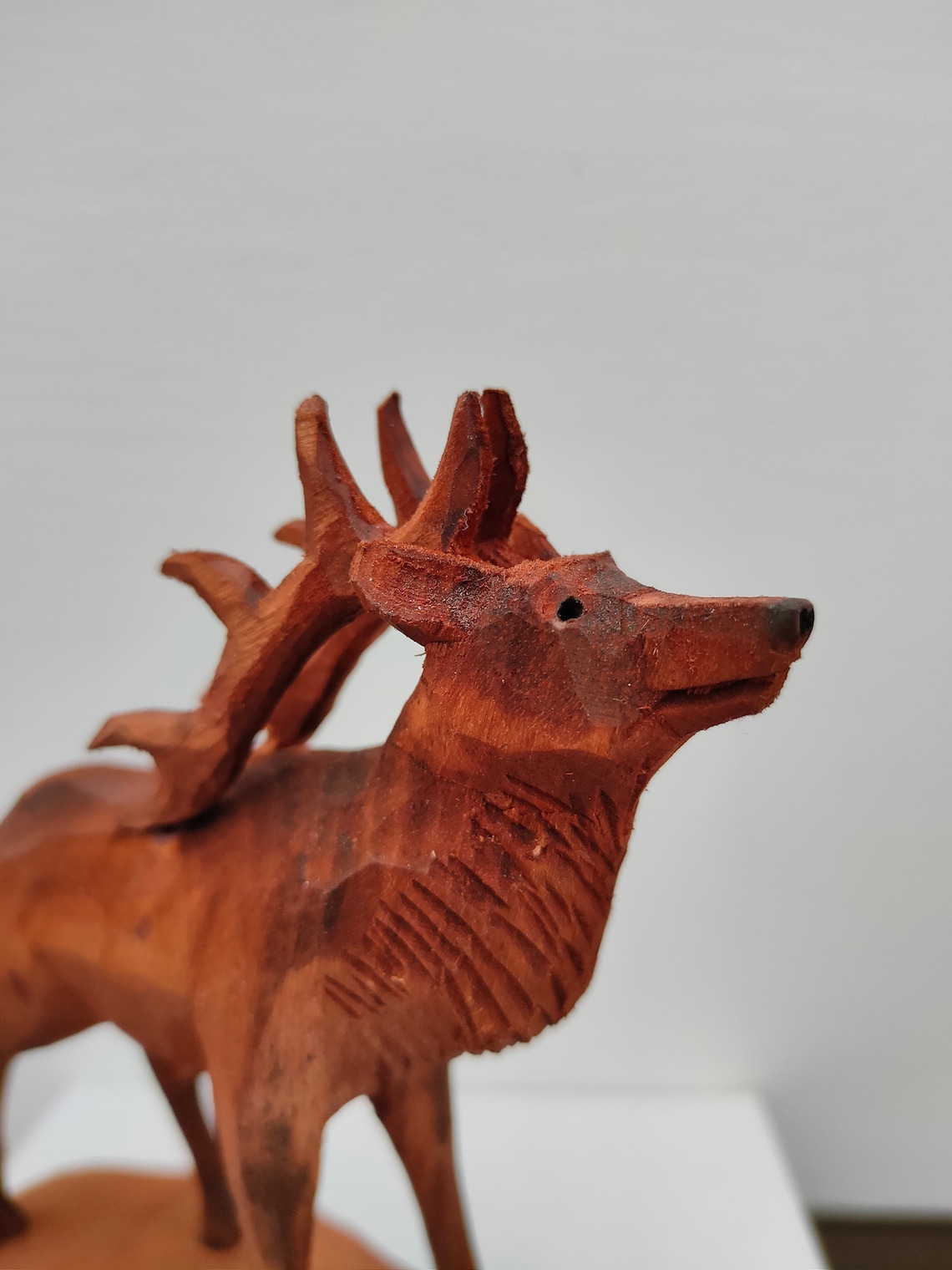 Hirsch Figur aus Holz Hirsch Art | Etsy