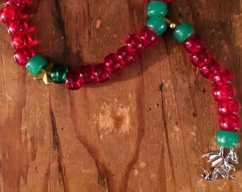 Red & Green Dragon Transformation Rosary