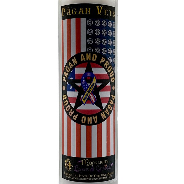 Pagan Veterans Prayer Candle