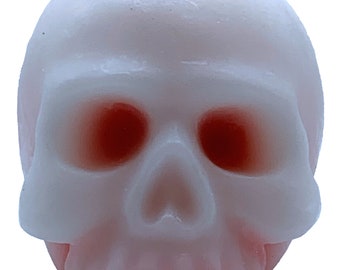 Bleeding Skull Candle