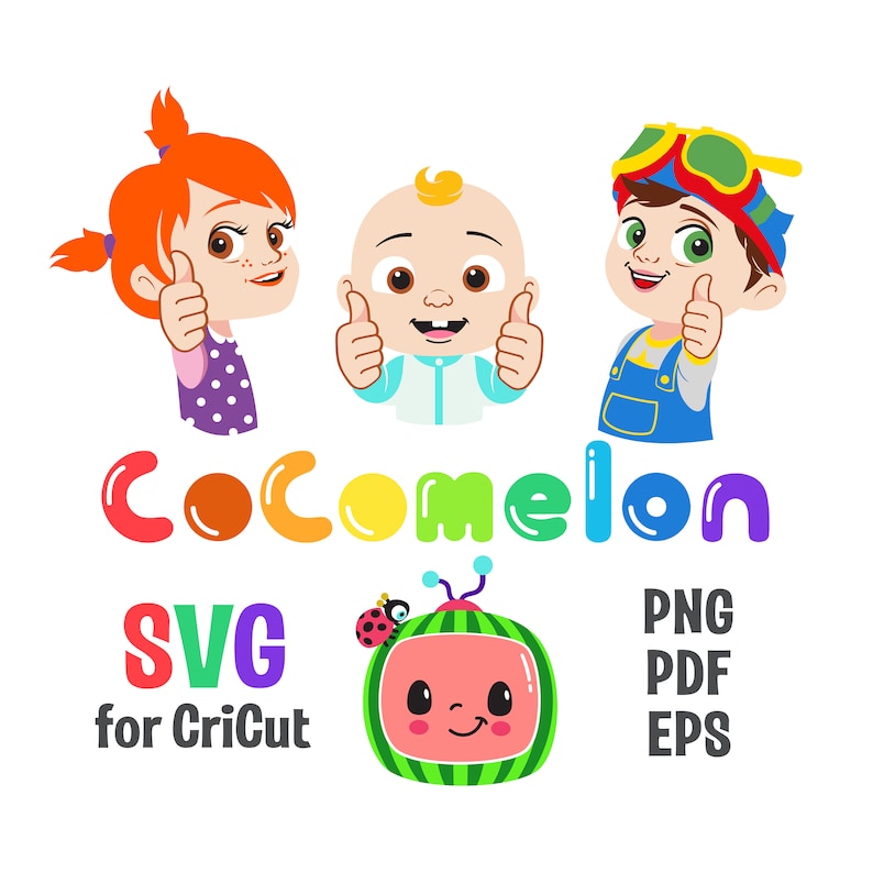 Cocomelon Logo Cartoon