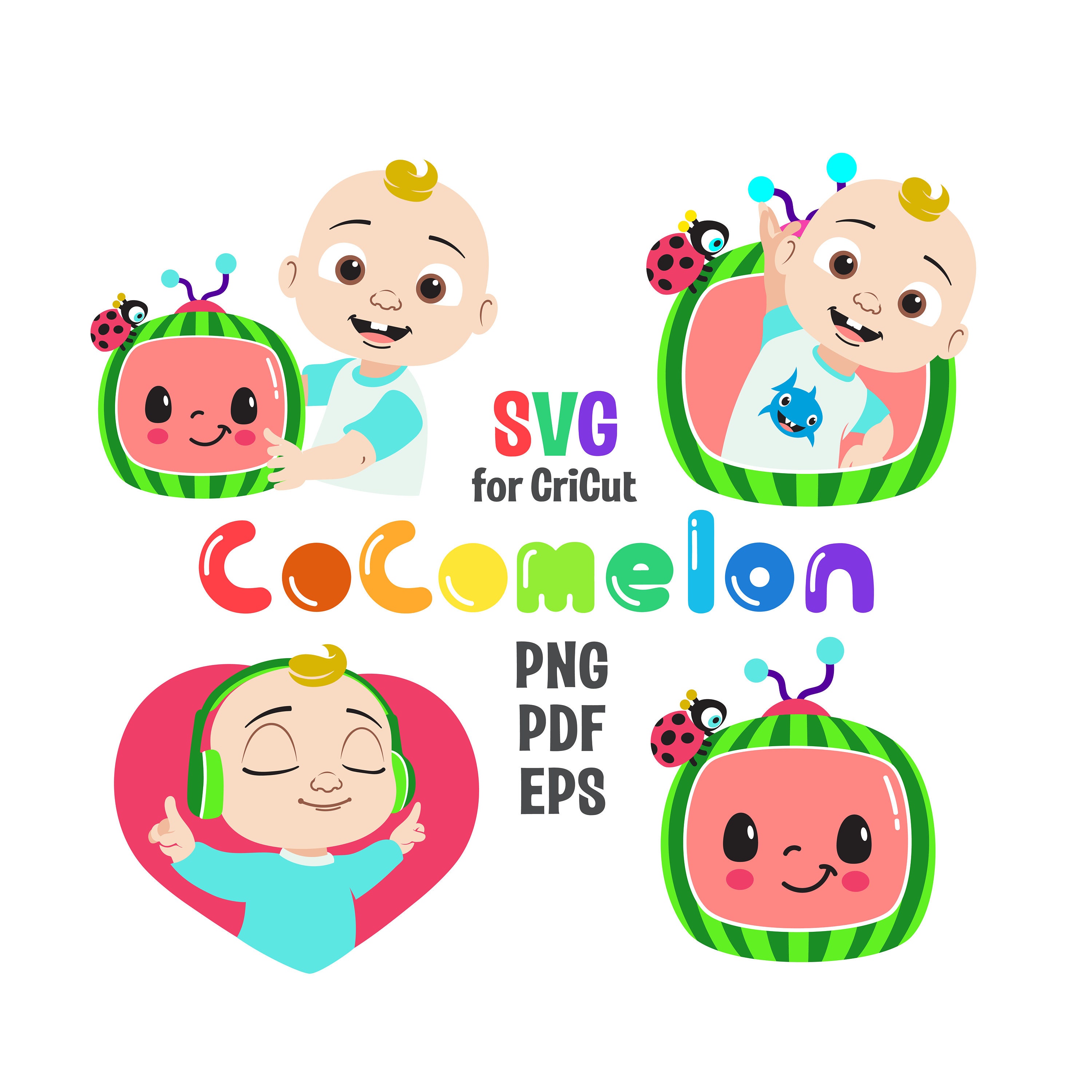 Cocomelon Boy SVG