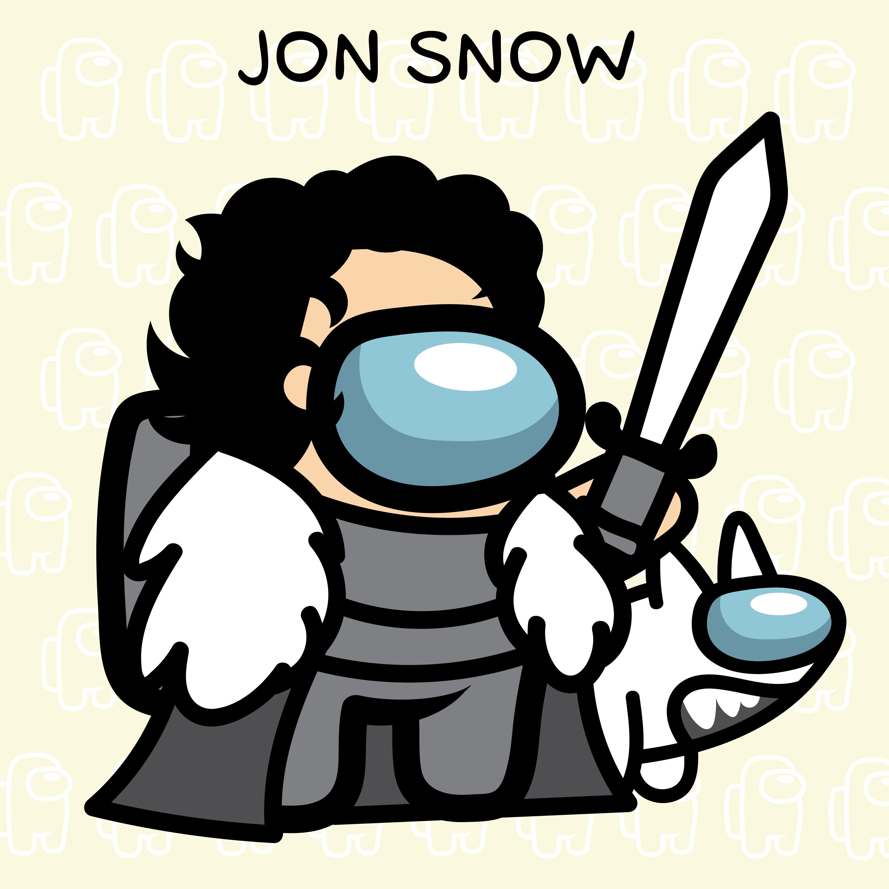 Download Among us Game of Thrones svg Among us custom svg Jon Snow ...