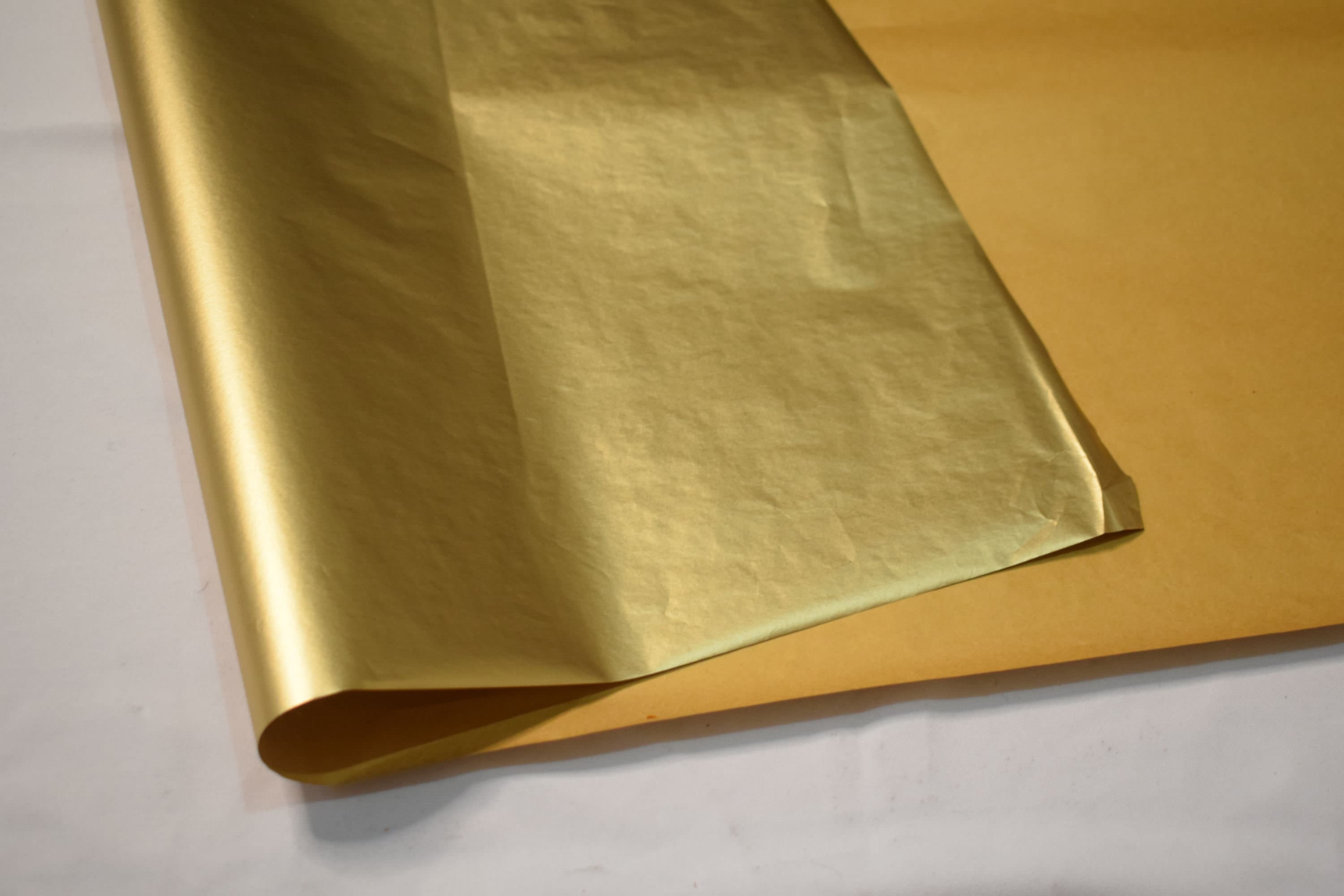 Hoja de 38 de oro vintage metalizado papel decorativo Etsy