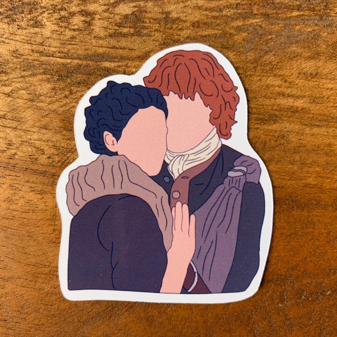 Outlander Stickers Jamie and Claire Stickers James Etsy Ireland