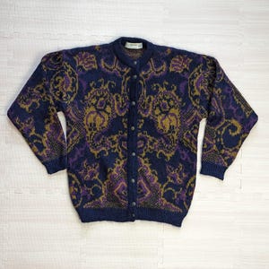 Vintage St Michael Mohair Blend Cardigan Size UK 8-10