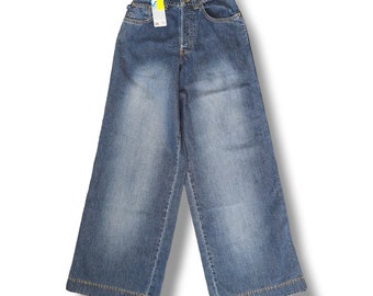 Jeans patineur baggy vintage Road, jambe large, taille haute, taille 26