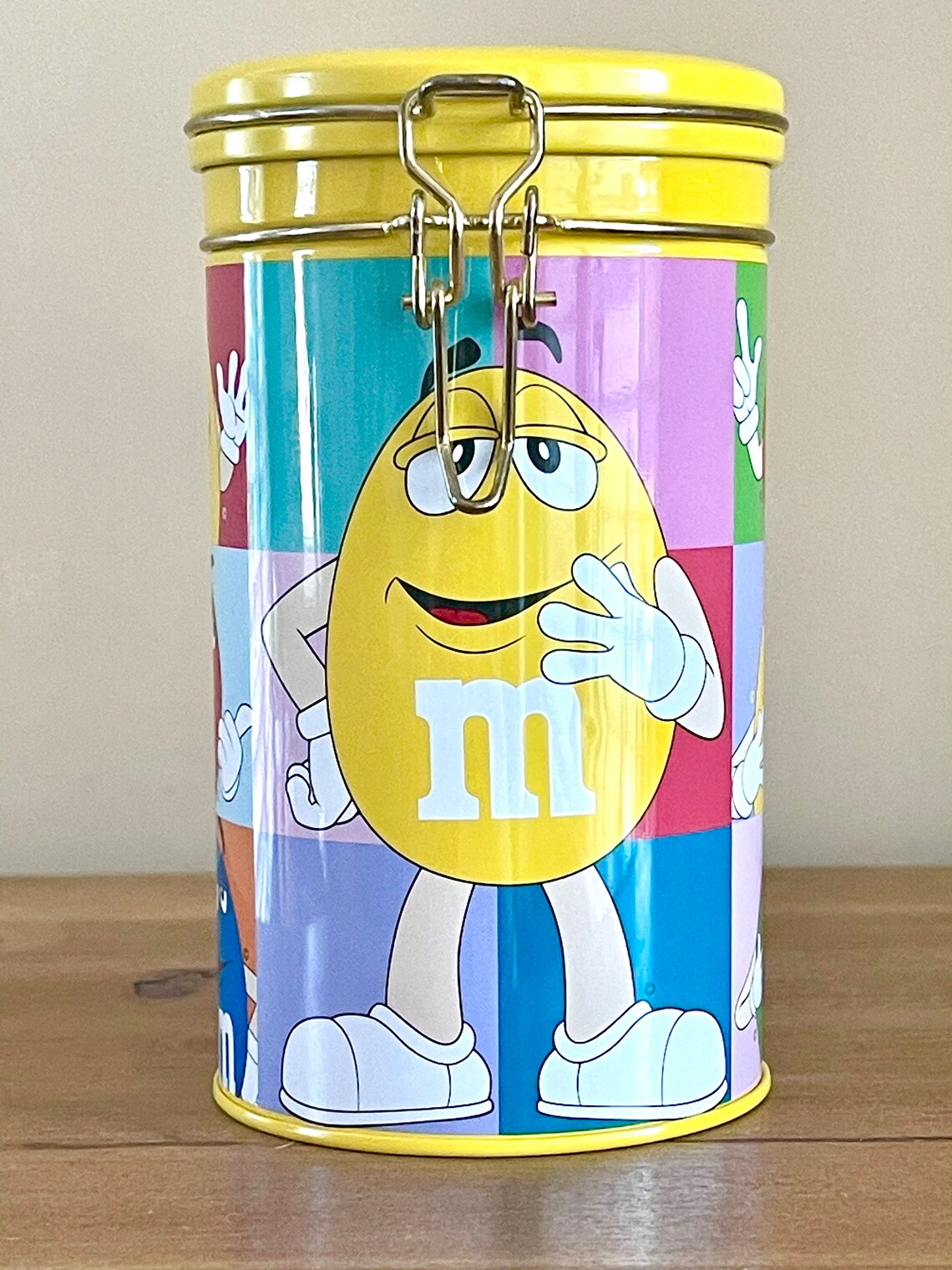 Vintage M&M Canister Tin 2013 Etsy