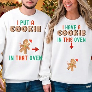 Ich habe einen Keks in diesen Ofen gelegt und für zwei schwangere Sweatshirts gegessen