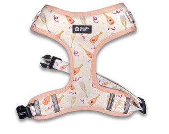 Rosé All Day Dog Harness: Adjustable, Breathable Dog Vest