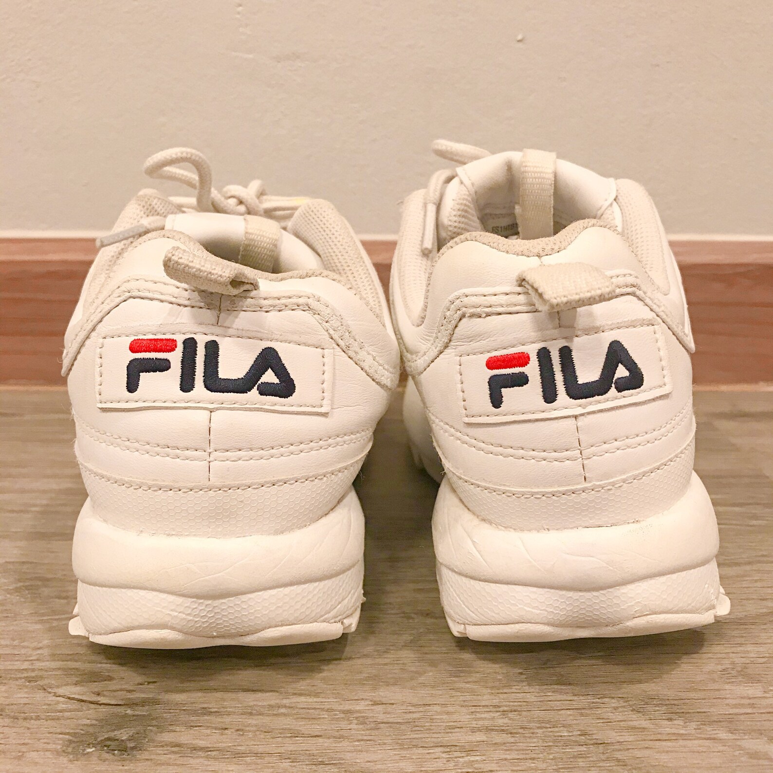 100 Original FILA shoe FS1HTB1071XWWT White Second Etsy