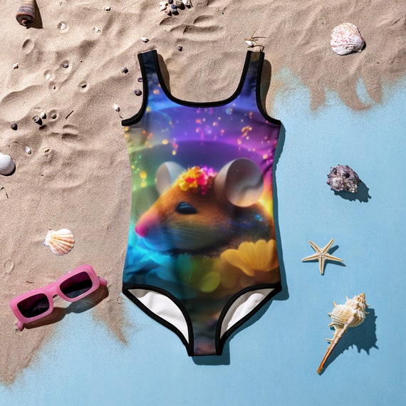 Rainbow Mouse Toddler Swimsuit