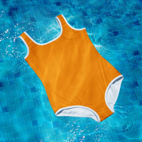 Bright Orange Youth Swimsuit