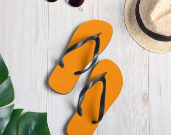 Tongs orange vif pour adultes