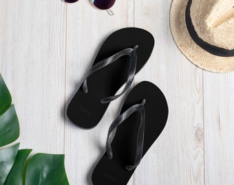 Chaussures tongs noires pour adulte