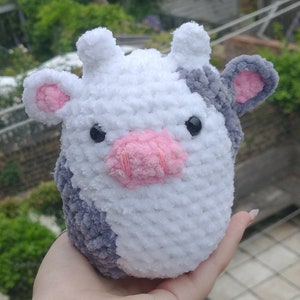 Crochet squishmallow | Patty squishmallow | Amigurumi cow squishmallow | Halloween cow