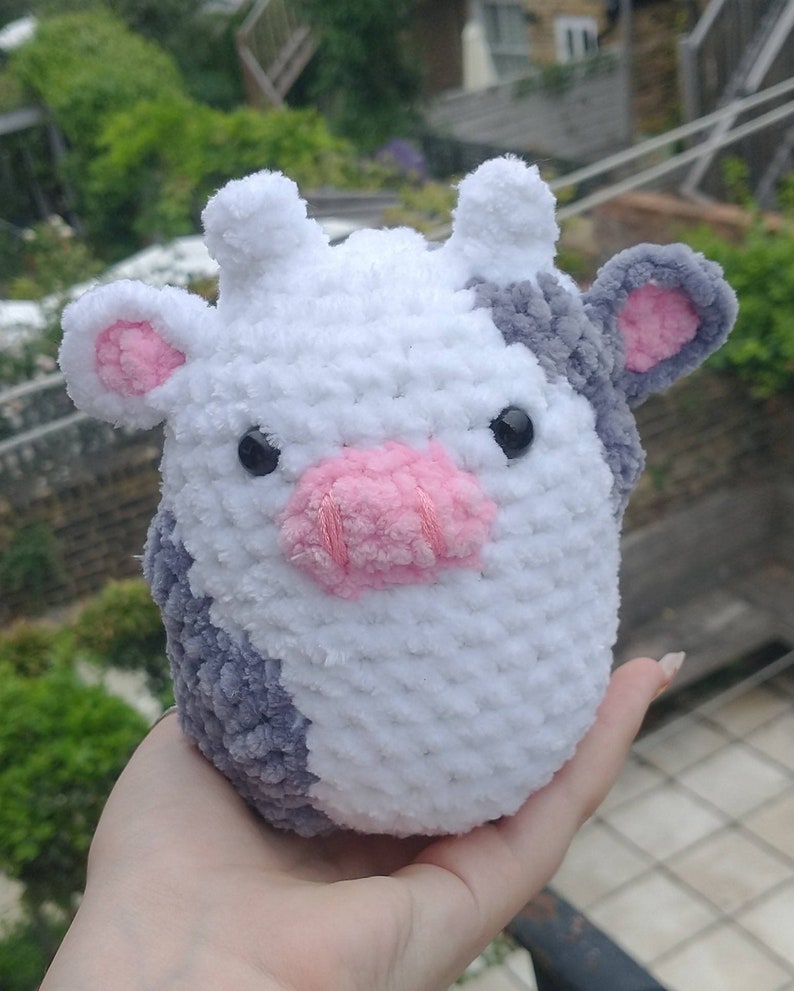 Crochet squishmallow | Patty squishmallow | Amigurumi cow squishmallow 