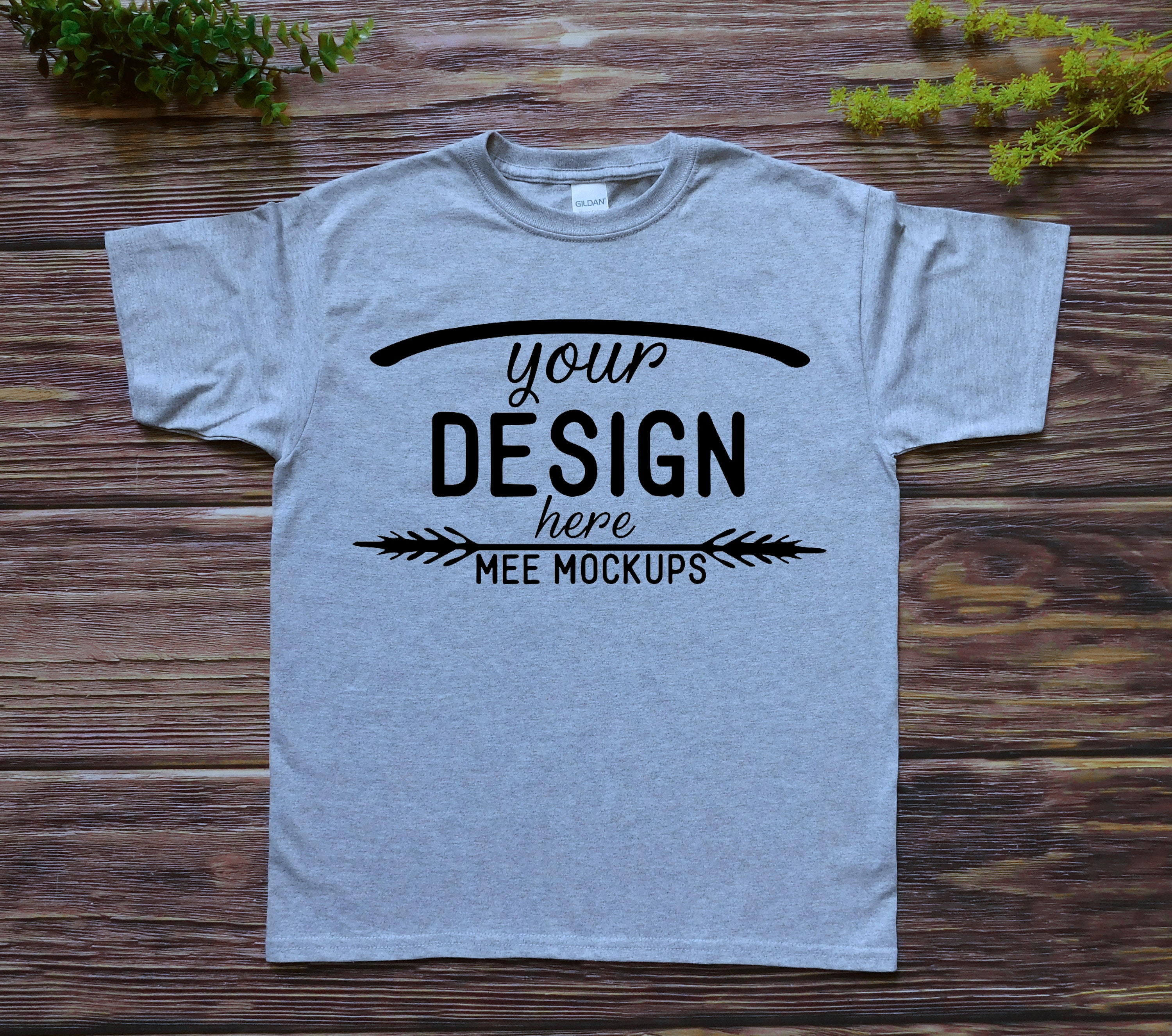 Download Sport Grey Youth T-shirt Mockup Sport Grey Gildan Kids | Etsy