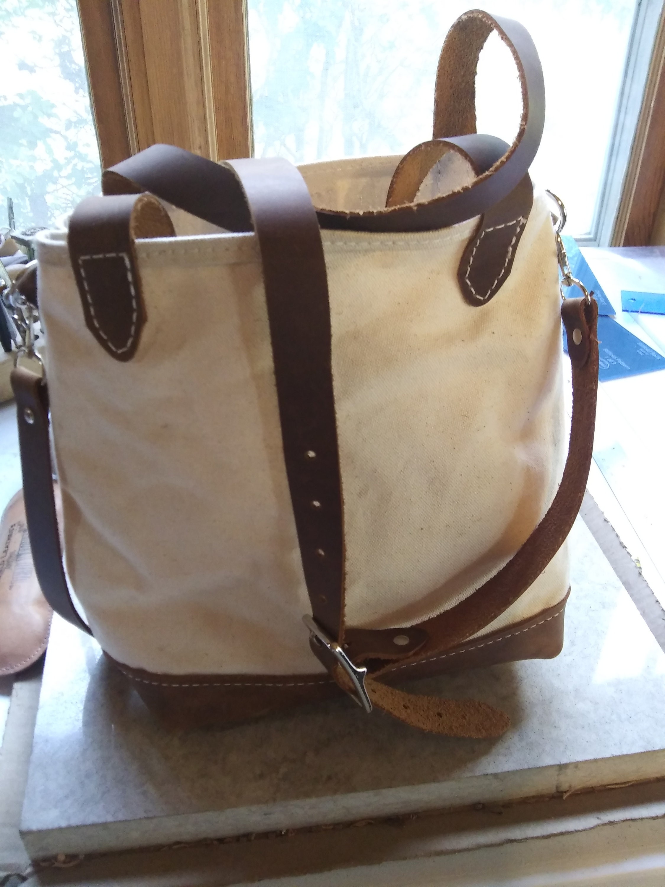 Canvas and Leather Tote BagOld Stock SaleI want it gone