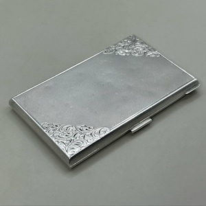 Portasigarette piccolo in argento massiccio svedese 925, portasigarette in argento 925, portasigarette in argento massiccio svedese 925