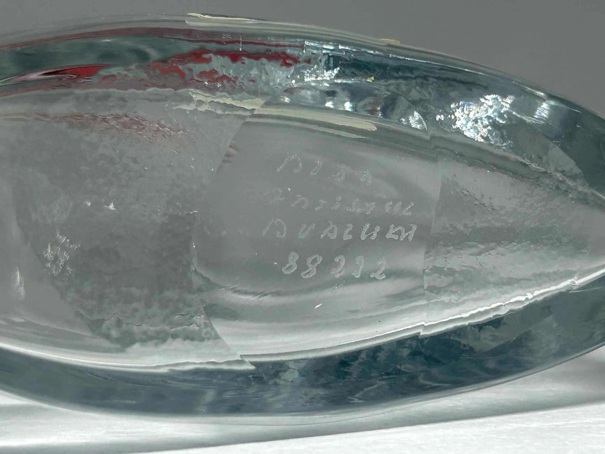 Rare Kosta Boda Bertil Vallien Art Glass Decanter ''rainbow