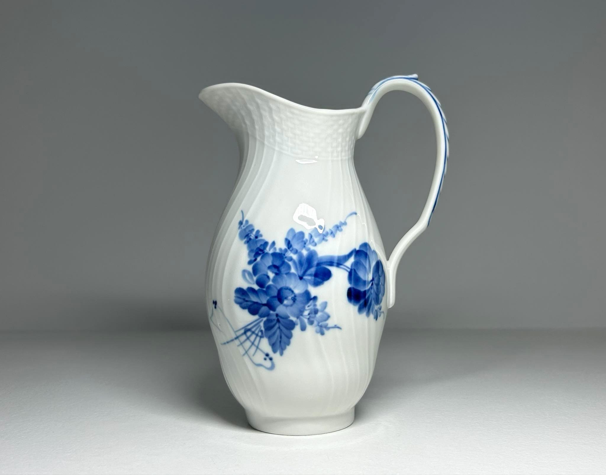 Royal Copenhagen Blue Flower Curved Milk Jug #1609, Royal