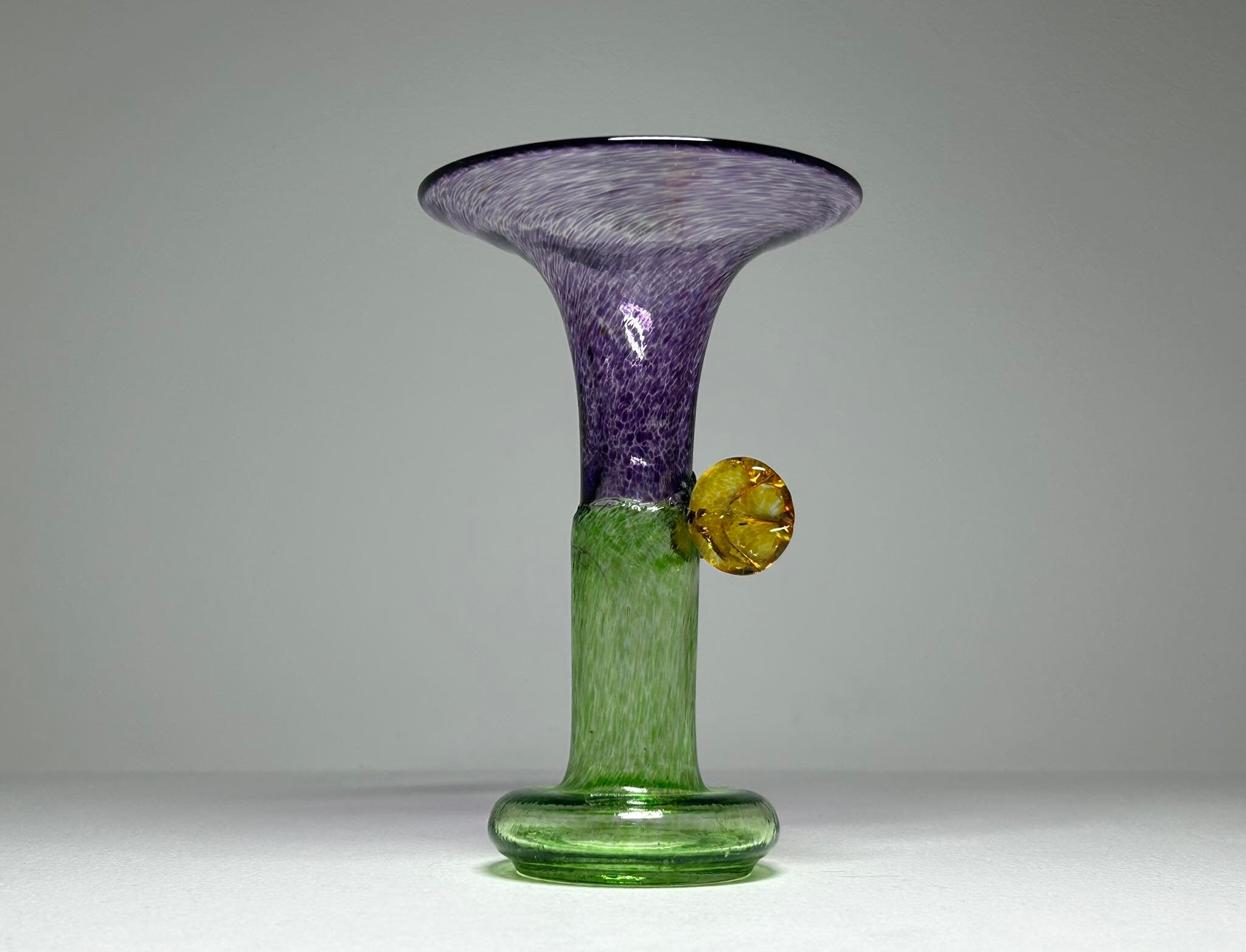 Kosta Boda Bertil Vallien アート ガラス花瓶 #48176 「Wind Pipes